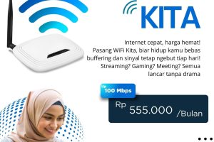 PROMO PAKET INTERNET up to 100 mbps Rp 550k/bulan